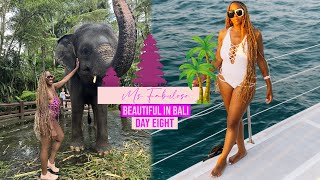 DAY EIGHT - MY LAST DAY IN BALI!! MASON ELEPHANT PARK, MASSAGES AND YACHT CRUISE