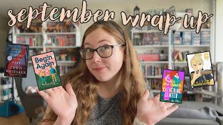 SEPTEMBER WRAP UP | romance, manga, nonfiction & mystery recs