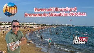 Evrenseki Strand und Promenade Aktuell im Oktober.