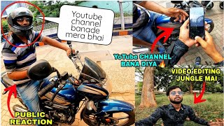 Bhaiya Ka New YouTube Channel Bana Diya || Jungle Mai Jake Video Editing krta hu 🔥|| @grvdgp9727