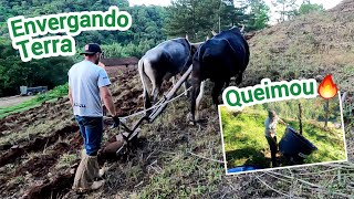 ENVERGANDO MAIS UMA LAVOURA/ARRUMANDO A ÁGUA/A CHAVE BOIA QUEIMOU?