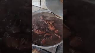 feijoada de domingo na roça.