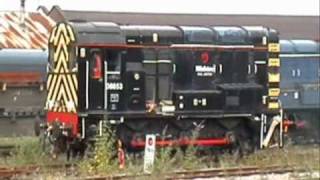 08853 at Doncaster shunting 91120 and light engine.