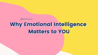 Emotional intelligence and why it matters to you! #shorts #emotionalintelligence #mentalhealth