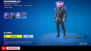 Fortnite Item Shop 31 October 2024 New Ravemello Outfit