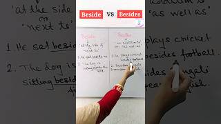 Beside আর Besides এর তফাৎ কি?🤔  #shorts #BesidevsBesides #spokenenglish #viral #ytshorts#preposition