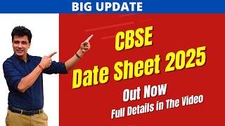 Big Update 🔥 | CBSE Board Date Sheet 2025 Out Now |  CBSE Board 2025