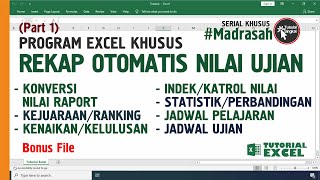 Program Excel Rekapitulasi Nilai Ujian Full Otomatis (Part 1) - Tutorial Singkat