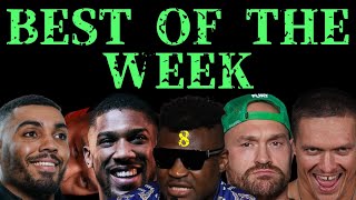 BEST OF THE WEEK: FRANCIS NGANNOU, TYSON FURY, OLEKSANDR USYK, ANTHONY JOSHUA, & MUCH MORE