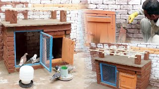 How to make the double door house for pigeons