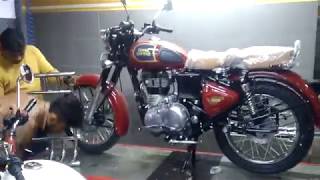 RE Classic 350 Chestnut bullet 350 Delivery | 2018