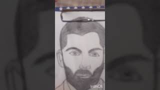 Virat Kohli drawing#drawing #virat #pintu