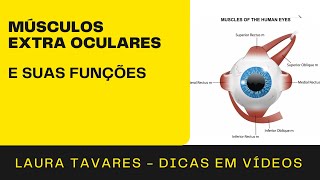 MÚSCULOS EXTRA OCULARES E SUAS FUNÇÕES