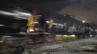 IAIS 503 mixed freight in Minooka Illinois