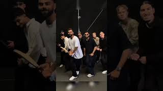 #Virat Kohli dance moves with Norwegian dance group quick style #Virat👑#