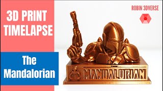 3D Printed The Mandalorian 🛡️ || 3D Printing Timelapse