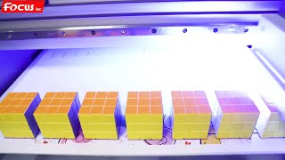 Magic Cube Printing!FocusInc Alpha-Jet Max 6250 size uv printer for your business!