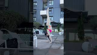 How I get out of the pool #acrobat #acrobatics #gymnast #acro #gymgirl #water