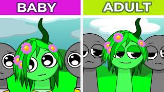 Incredibox Sprunki Babies VS Sprunki Adult