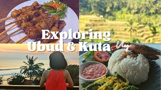 Ubud Rice Terrace, Savoring Delicious Suckling Pig, Bebek Goreng and Satay | Bali Vlog 2023 Part 2