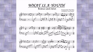 Romeo And Juliet (What is a Youth) - Nino Rota, Piano Version with PDF