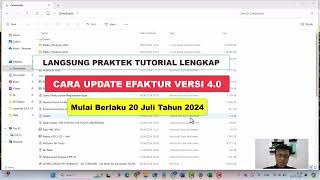 Cara Update efaktur Versi 4 0 Langsung Praktek