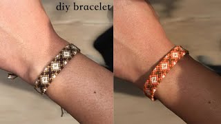 how to make an adjustable bracelet｜handmade bracelet for boyfriend｜how to make bracelet at home｜diy