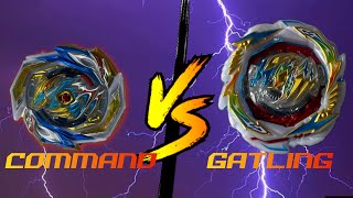 Command Dragon vs Gatling Dragon! | Hasbro Vs Takara Tomy | Beyblade Burst Battles