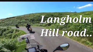 Langholm Hills Road "Roads less Travelled" Newcastleton, Scotland. #motovlog #motorcycle #adventure