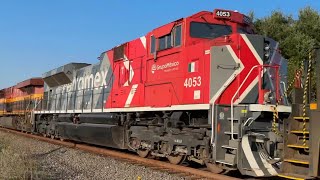 KCS 4831 ES44AC w/ Ferromex SD70ACE Leads 4 Engine Manifest