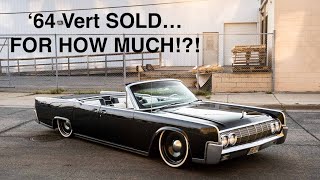 Barrett Jackson Scottsdale '23 Recap - 1964 Lincoln Continental Convertible (Resto Mod)