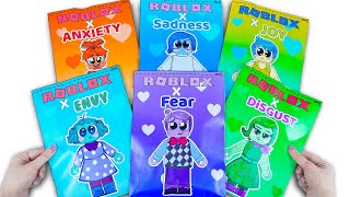 🌈Paper DIY🌈 ROBLOX x INSIDE OUT 2 Blind Bags Unboxing Compilation| How to make Blind bag ASMR