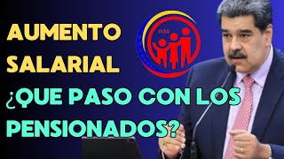 AUMENTO SALARIAL: ¿Que dijo de los Pensionados y Jubilados del IVSS? [ Rueda de Prensa ]