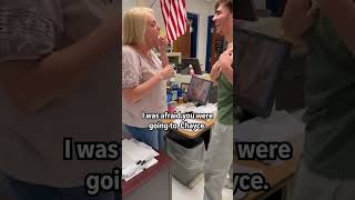 Watch student surprise his teacher with tattoo of her handwritten note | Humankind #shorts #goodnews