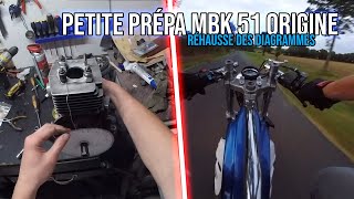 JE PRÉPARE MON CYLINDRE D'ORINIGE DE MBK 51 (partie 1)