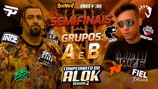 🔴CAMPEONATO DO ALOK🔴 SEMI FINAIS 🔴 COM LEVEL UP MURILLO SHOOOW E FOLHA 🔴 FREE FIRE AO VIVO 🔴