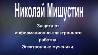 Н.Н. Мишустин. Защита от информационно-электронного рабства.Электронные мученики.