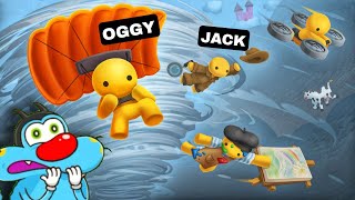 Oggy Jumped into a TORNADO in The New Wobbly life Update