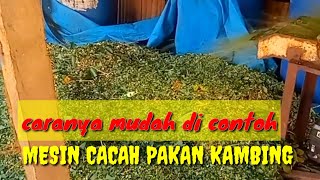 MESIN PENGILINGAN DAUN SINGKONG PAKAN KAMBING