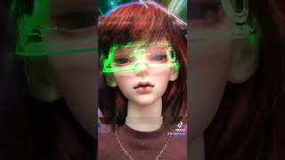 🔊 BJD #Shorts Sebastian loves his new DOLLECTION NEON Glasses - Unboxing link in description 👉