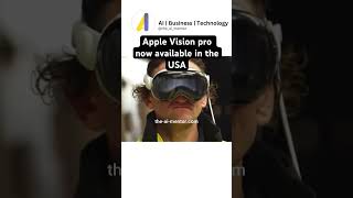 Apple Vision pro is now available in the USA #shorts