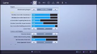 BEST CONSOLE FORTNITE SETTINGS...