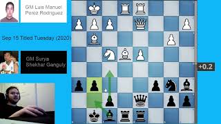 [CHESS] French Defence (Exchange Variation 4. c4 Sideline) | Ganguly 2020 & Korchnoi 1992