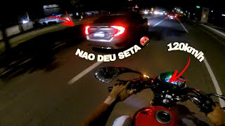 TOMEI UMA FECHADA A 120KM!*aquela tocada de papalegua  entregas*