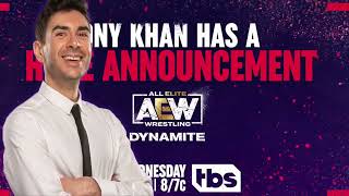 This right here is the man that saved professional wrestling! 😂😂😂 #aew #aewdynamite #tonykhan