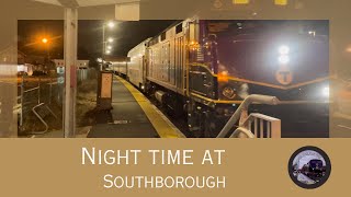 Railfanning at Southborough during Night time.