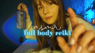 ASMR po polsku 🌙 FULL BODY REIKI MASSAGE I masaż głowy, oczyszczanie energii, soft spoken 💆🏼‍♀️