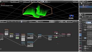 Aurora proceduralis (pseudo-volumetric plane-array)