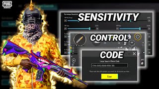 NEW UPDATE 3.1🔥BEST SENSITIVITY CODE + CONTROL SETTINGS PUBG MOBILE /BGMI