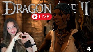 Another Contender? | Let's Play Dragon Age 2 Blind Ep.4 | 🔴LIVE🔴